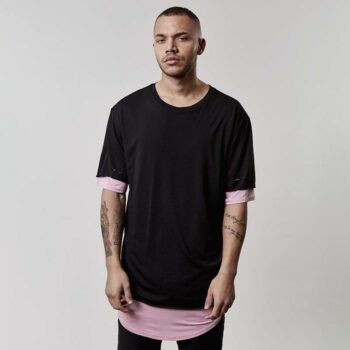 Triko Cayler & Sons Deuces Long Layer Tee black CSBL 1195 Kč