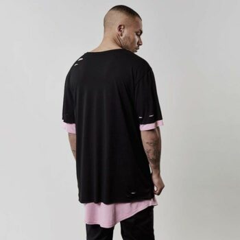 Triko Cayler & Sons Deuces Long Layer Tee black CSBL Praha