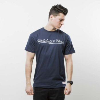 Triko Mitchell & Ness M&N Script Logo navy 950 kč