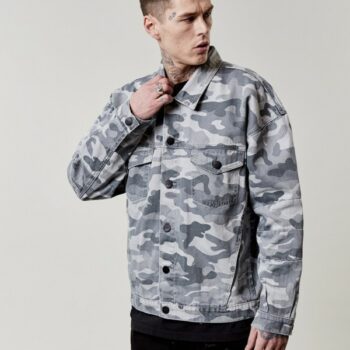 Bunda Cayler & Sons Denim Trucker Jacket Grey Novinka