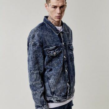 Bunda Cayler & Sons Denim Trucker Jacket Blue 3320 Kč