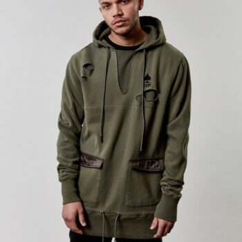 Mikina Cayler & Sons FRDM Long Hoody Olive 2545 Kč