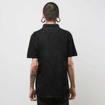 Triko Backyard Cartel Combat Polo Shirt Washed Black Koupit
