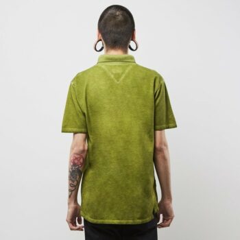 Triko Backyard Cartel Combat Polo Shirt Washed Khaki Praha