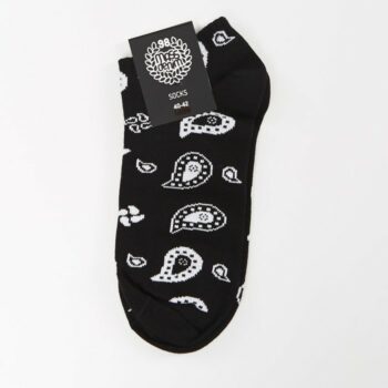 Ponožky Mass DNM Paisley No Show black Praha
